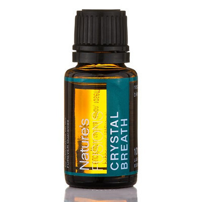 Natures Fusions Nature's Fusions - Crystal Breath Therapeutic Essential Oil Respiratory Blend - 15 ml.