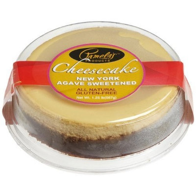 Pamela's Products Agave Sweetened New York Cheesecake (6-Inch Cake), 1.25-Pound Cheesecake