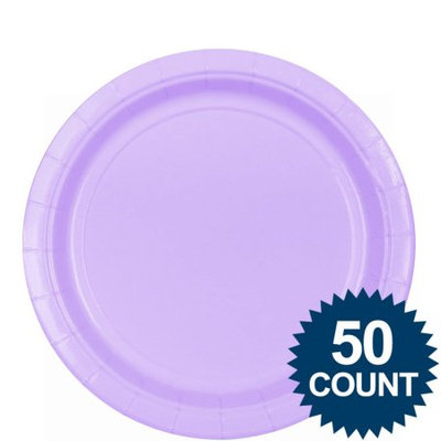 Amscan 203264 Lavender Big Party Pack Dinner Plates