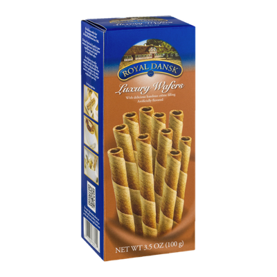Royal Dansk Luxury Wafers Cappuccino