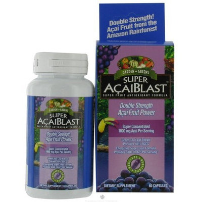 Garden Greens - Super AcaiBlast 1000 mg. - 60 Vegetarian Capsules