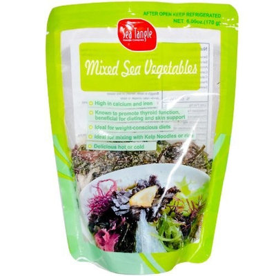Sea Tangle Noodle Company, Mixed Sea Vegetables, 6 oz (170 g)