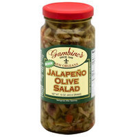 Gambino's Medium Jalapeno Olive Salad, 16 oz, (Pack of 6)