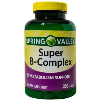 Spring Valley Super B-Complex Dietary Supplement Tablets, 250 count