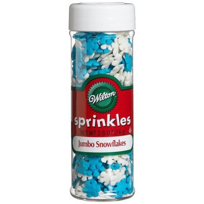 Wilton Jumbo Sprinkles, Snowflakes
