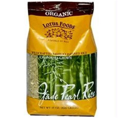 Lotus Foods B31152 Lotus Foods Organic Jade Pearl Rice -6x15oz