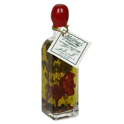 Melina's Oreganato Infused Extra Virgin Olive Oil, 2-Ounce Mini-Glass Bottle (Pack of 6)