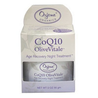 Jason Natural Orjene CoQ10 OliveVitale Age Recovery Night Treatment Cream, 2 Ounce Jars (Pack of 2)