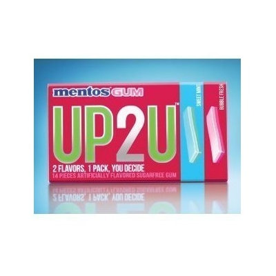 Mentos Gum UP2U Bubble Fresh and Sweet Mint