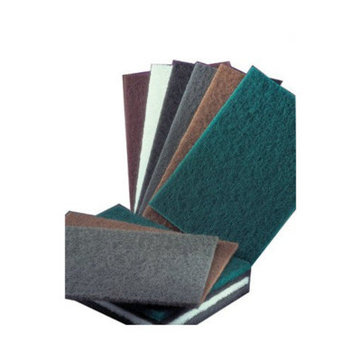 Norton Bear-Tex Hand Pads - 6x9 a/o very fine perforated gen purp pad 20/bx