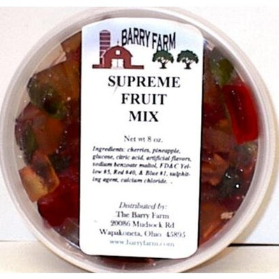 Barry Farm Cherry-Pineapple Supreme Candied Fruit, 8 oz.
