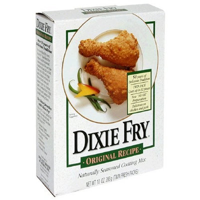 Dixie Fry Original Recipe Naturally Seasoned Coating Mix, 10-Ounce Packages (Pack of 12)
