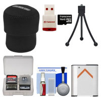 OP/Tech Essentials Bundle for Sony Cyber-Shot DSC-QX100 Smartphone Attachable Lens-Style Camera with 16GB Card + Case + NP-BN1 Battery + Flex Tripod Kit
