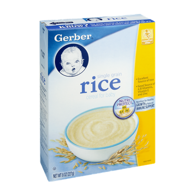 Gerber Single Grain Rice Cereal for Baby