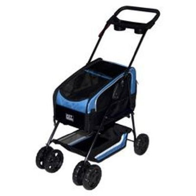Pet Gear Inc. Pet Gear Travel System ll Pet Stroller for Cats and Dogs, Blue