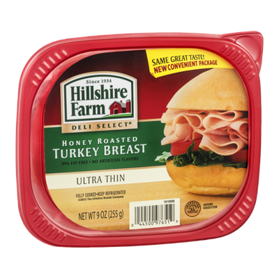 Hillshire Farm Deli Select Honey Roasted Turkey Breast Ultra Thin