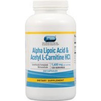 Vitacost Brand Vitacost Alpha Lipoic Acid & Acetyl L-Carnitine HCl -- 1,600 mg per serving - 240 Capsules