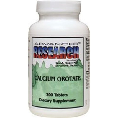 Advanced Nutritional Nutrient Carriers Advanced Research Calcium Orotate -- 200 Tablets
