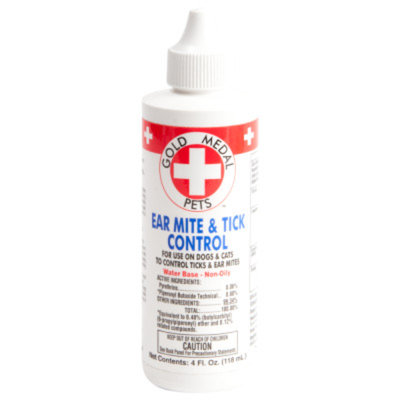 Cardinal Gold Medal Pets Ear Mite & Tick Pet Control