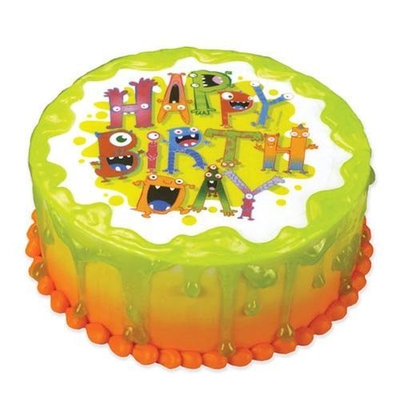 Luck's Lucks Edible Image Monster Birthday, 1 ea