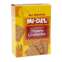 Mi-Del 100% Whole Wheat Grahams, Honey, 16-Ounce