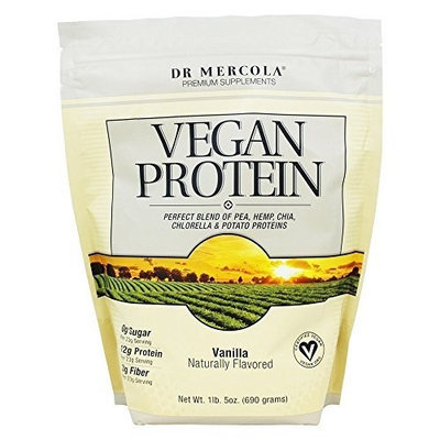 Dr. Mercola Vegan Protein Vanilla 1 lb 5 oz
