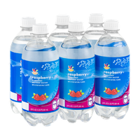 Ahold Flavored Seltzer Water Raspberry - 6 PK