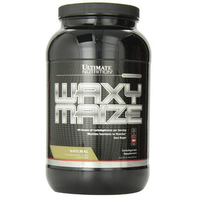 Ultimate Nutrition Waxy Maize, Natural, 3 Pound