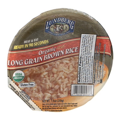 Lundberg Heat & Eat Organic Long Grain Brown Rice