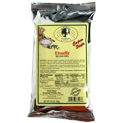 Chef Hans' Etouffee Mix, 3.5-Ounce Packages (Pack of 12)