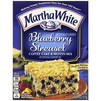 Martha White Blueberry Streusel Flavored Coffee Cake Mix, 18.5 Ounce (Pack of 12)