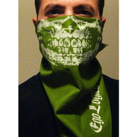 Eco SKULL JAWBONE BANDANA OLIVE FACE MASK PAINTBALL ARMY CAMO GRILL FACE
