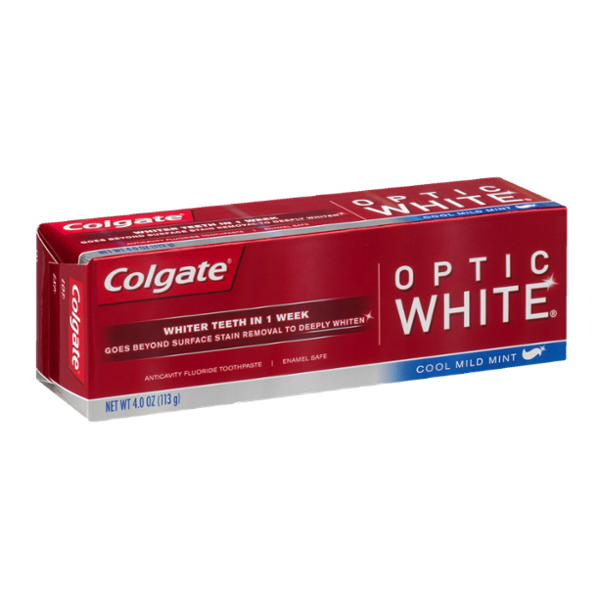 Colgate® OPTIC WHITE® Fluoride Toothpaste Cool Mild Mint