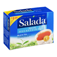 Salada Black Tea Bags Decaffeinated - 72 CT