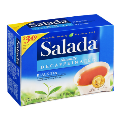 Salada Black Tea Bags Decaffeinated - 72 CT