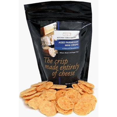 Kitchen Table Bakers Mini Crisps - Aged Parmesan Gourmet Cheese Crisps 1.75 Oz.