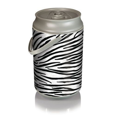 Picnic Time Mega Can Cooler - Zebra Print Can