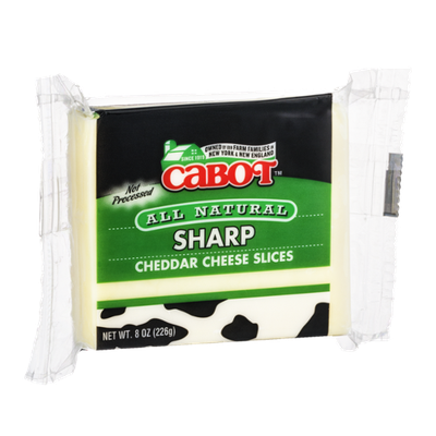Cabot Sharp Cheddar Cheese Slices
