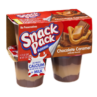 Snack Pack Chocolate Caramel Pudding - 4 PK