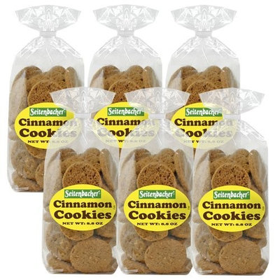 Seitenbacher Cinnamon Cookies, 8.8-Ounce Bags (Pack of 6)
