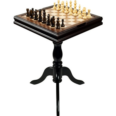 Trademark Games Deluxe Chess & Backgammon Table, Ages 7+, 1 ea