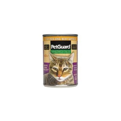 Petguard Chicken and Beef Cat Food 14 Oz. -Pack of 12