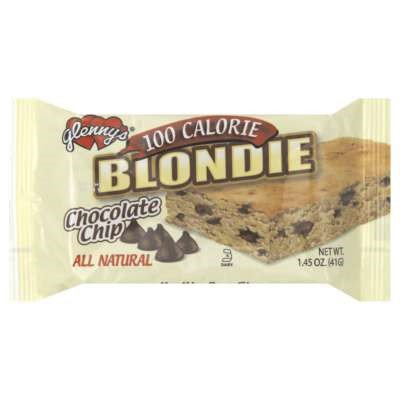 Glenny's - All Natural 100 Calorie Blondie Chocolate Chip - 1.45 oz.