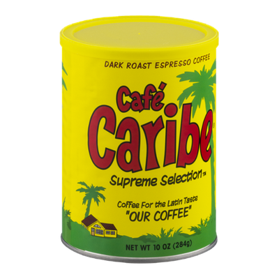 Cafe Caribe Supreme Selection Coffee for the Latin Taste Dark Roast Espresso Coffee
