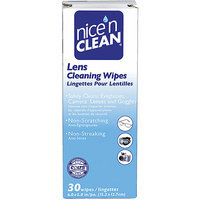 Nice'n Clean Nice N Clean Non-Scratching/Non-Streaking/Anti-Fog Lens Cleaning Wipes, 30 ct