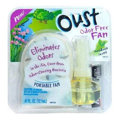 Oust Odor-Free Fan, Outdoor Scent, 1 each