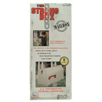 The Solar Group The Strong Box Standard Mailbox White