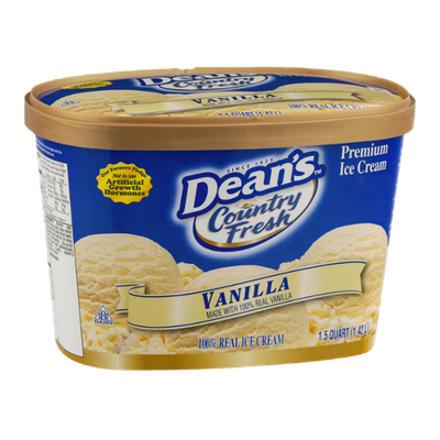 Dean's Country Fresh Premium Ice Cream Vanilla