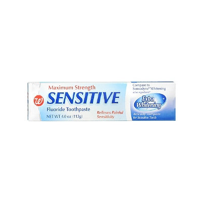 Walgreens Sensitive Fluoride Toothpaste