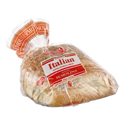 Paramount Bakeries Brick Oven Sliced Semolina Italian Round Bread